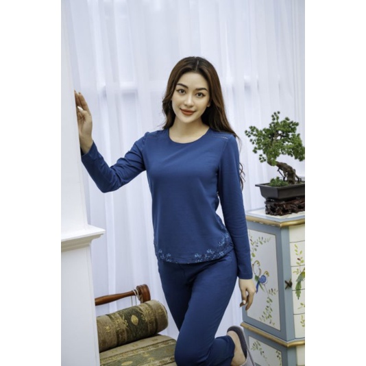 Bộ mặc nhà dài tay Cotton Winny 21544 Giá 579.000đ