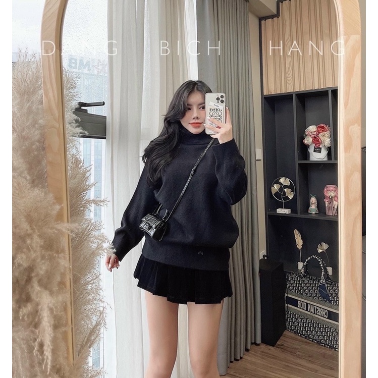 Áo len cổ lọ bassic chất dày ms179