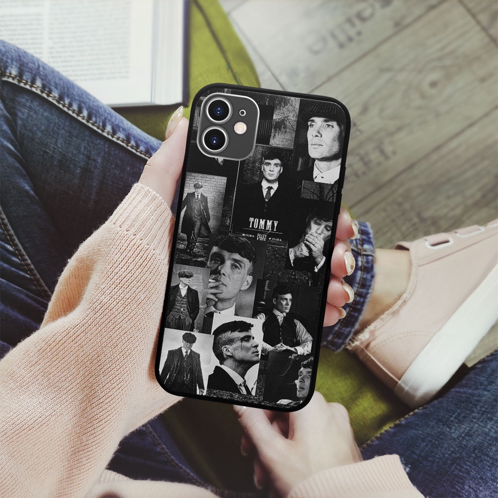 Ốp lưng tommy shelby black collage art pro 13 11 12 promax 7 8 plus xs X Xr  ART20224380