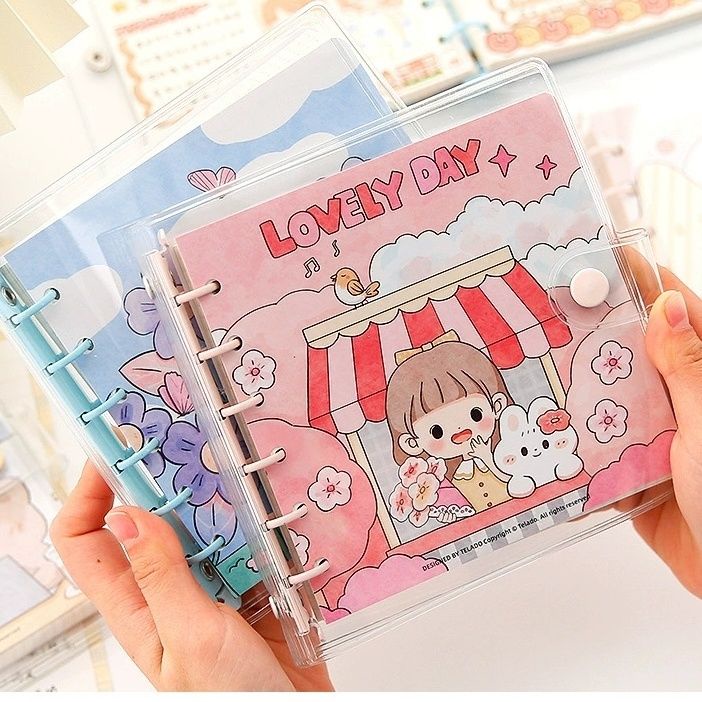 Sổ Tay Abu Hình Vuông Họa Tiết Dễ Thương