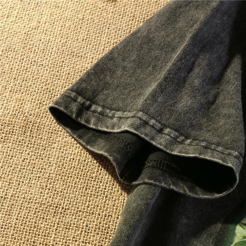 Áo thun IELGY tay ngắn dáng rộng in họa tiết thời trang hip hop cổ điển cá tính cho nữ