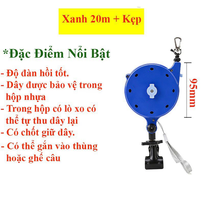 Dây bảo hiểm cần câu .Guồng bảo hiểm Cần Câu