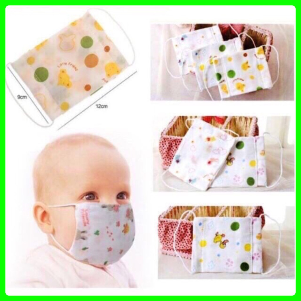 Khẩu trang xô chống bụi, gió cho bé sơ sinh