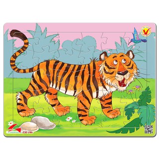 Tranh xếp hình Tia Sáng 30 mảnh - Hổ - MSP: 030-146