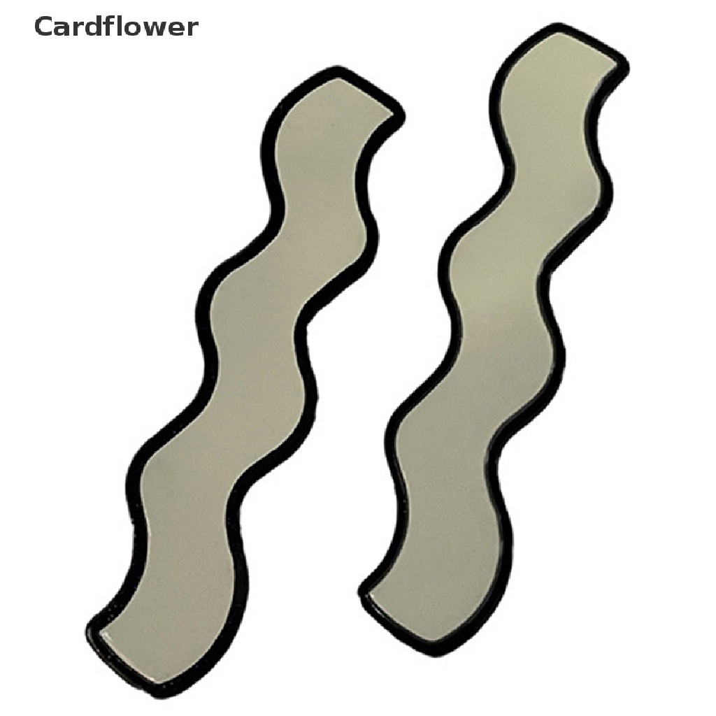 Bộ 2 / 4 Kẹp Tóc Kim Loại Màu Trắng Đen Thanh Lịch Cho Nữ