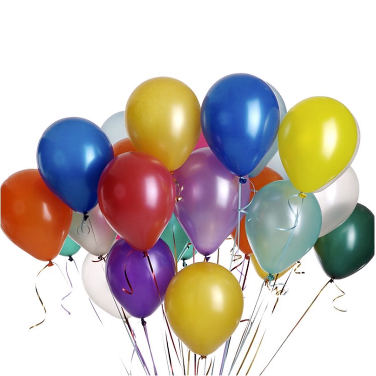 Bong Bóng Bay Nhũ tròn 10 inch , Bong Bóng trang trí sinh nhật trang trí đám cưới Phụ kiện trang trí sinh nhật