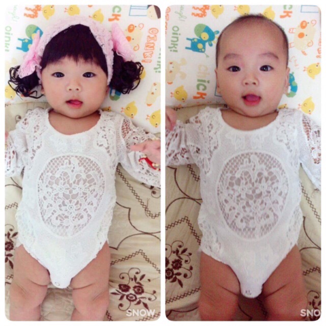 Băng đô tóc giả cho bé 6-36m
