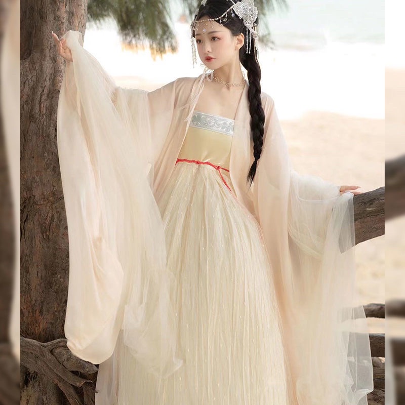 Hán phục cổ trang Trung Quốc VÂN ANH váy 3 mét, 4.5 mét giá rẻ.
