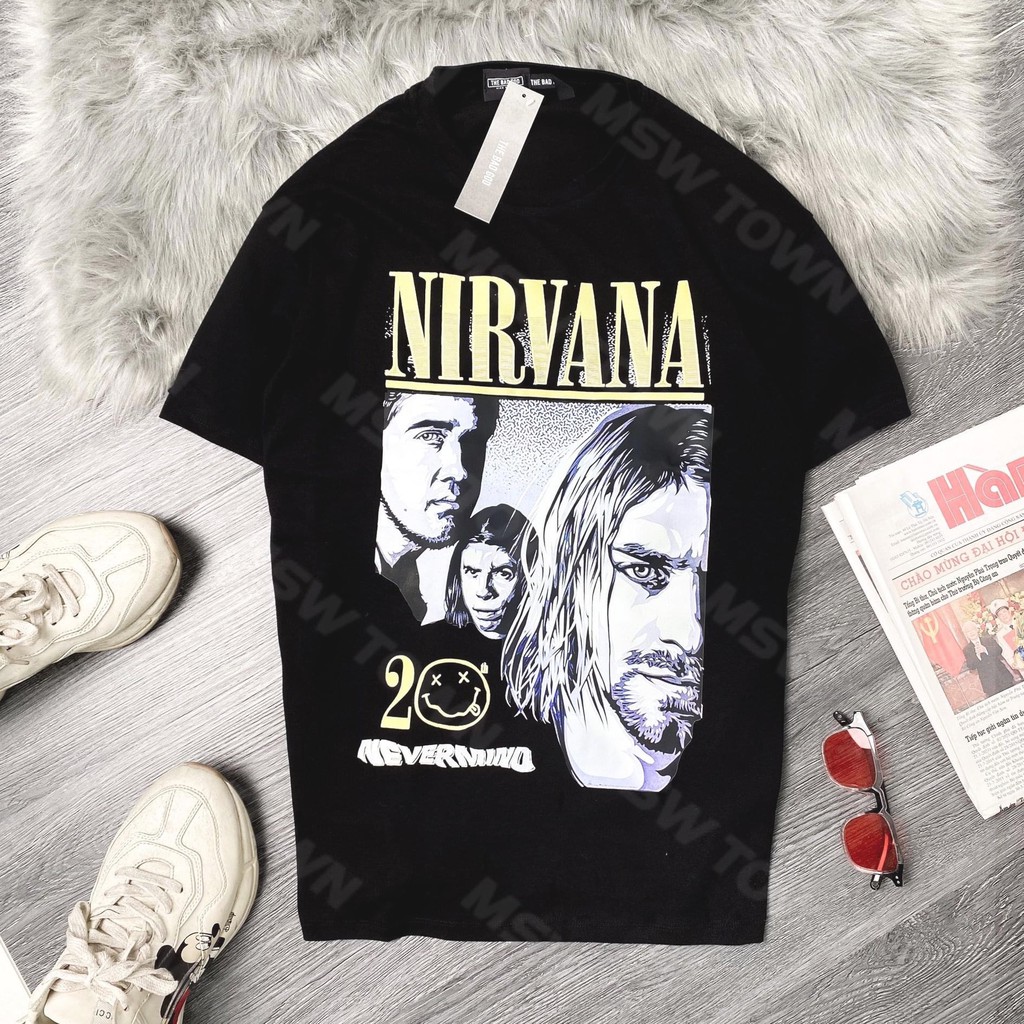 Áo thun in hình Nevermind Nirvana Tee cao cấp , áo phông T shirt nam nữ unisex , MSW Town | BigBuy360 - bigbuy360.vn