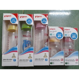(Chào bạn) Bình sữa Pigeon 240ml và 120ml