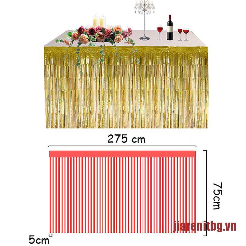 Khăn Trải Bàn Kim Tuyến 275x75cm Trang Trí Tiệc