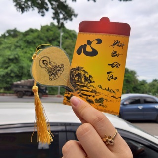 Lá Bồ Đề Cầu Bình An - May Mắn (hàng loại 1)
