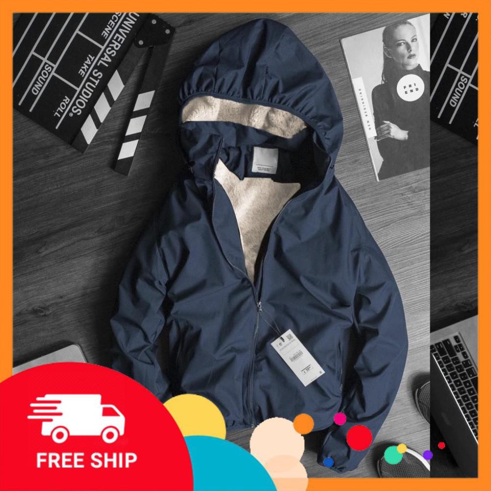 Áo lông cừu chống nước ĐuĐủShop Áo gió thể thao lót lông kèm túi đựng LC-01 | BigBuy360 - bigbuy360.vn