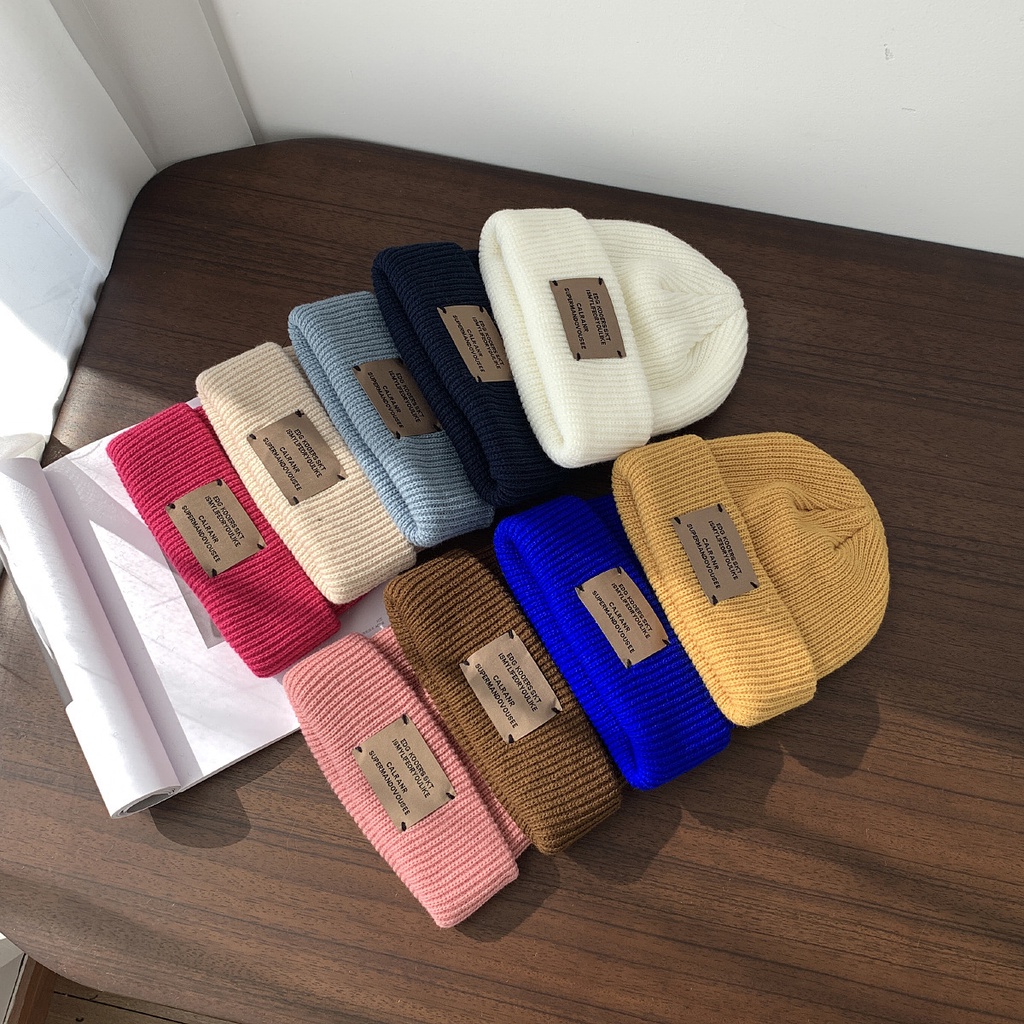 Nón len giữ ấm bảo vệ tai phong cách Hàn Quốc dành cho nam nữ