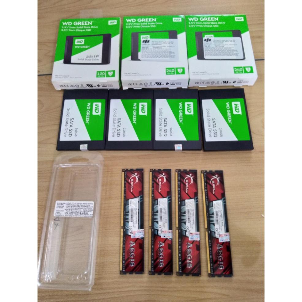 Thanh lý DDR3 4GB, 8G Gskill BUSS 1600 Aegis, laptop kington 4G bus 1333