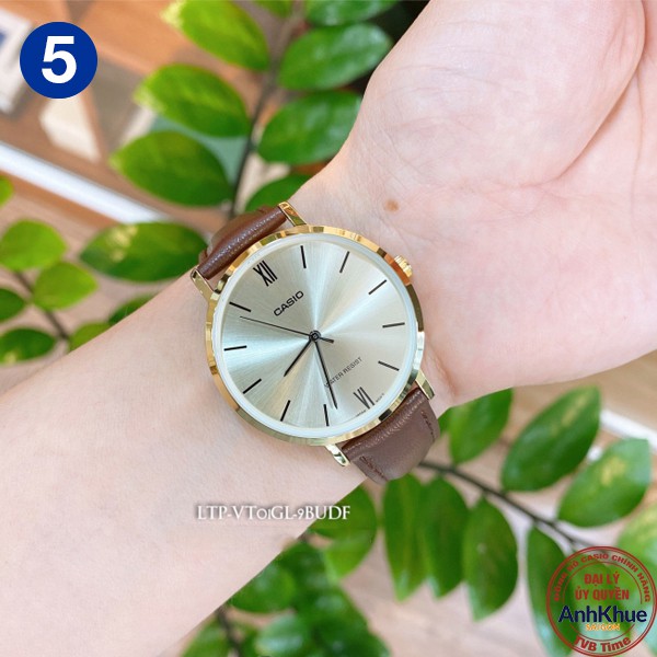 Đồng hồ nữ dây da Casio Standard chính hãng Anh Khuê LTP-VT01 Series | BigBuy360 - bigbuy360.vn