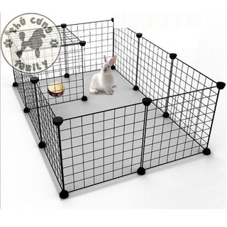 Combo Chuồng Quây Chó Mèo 12 Tấm + chốt nốt - Family pets