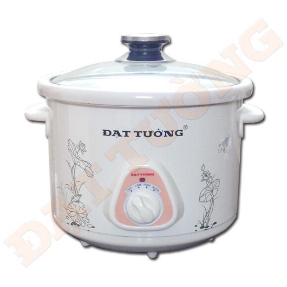 NỒI NẤU CHẬM ĐẠT TƯỜNG LÕI SỨ Loại 1.5L Giúp Hầm Xương, Nấu Cháo, Kho Cá Cực Nhanh, Đồ gia dụng thông minh