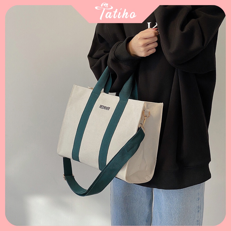 Túi Tote Đeo Chéo Nữ Đẹp Form Lớn Thời Trang Đi Học &amp; Công Sở - Tatiho - Mã TUI66