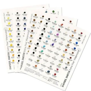 [Daniel Smith] Dot card màu nước thử màu 238 màu