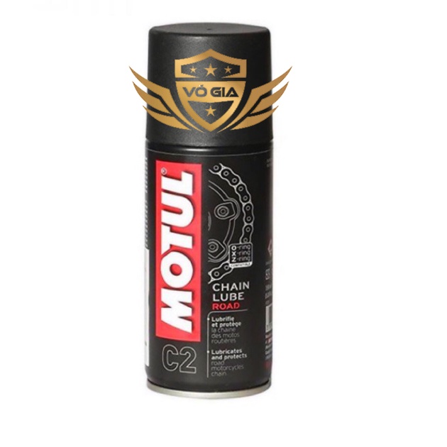 Xịt dưỡng sên motul c2, chai bôi trơn sên - bôi trơn xích motul C2 và C4