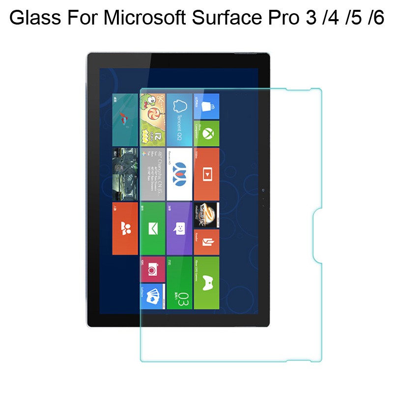 bảo vệ kính cường lực Microsoft Surface Pro 3 4 5 6 Glass Screen Protector Film Miếng dán màn hình