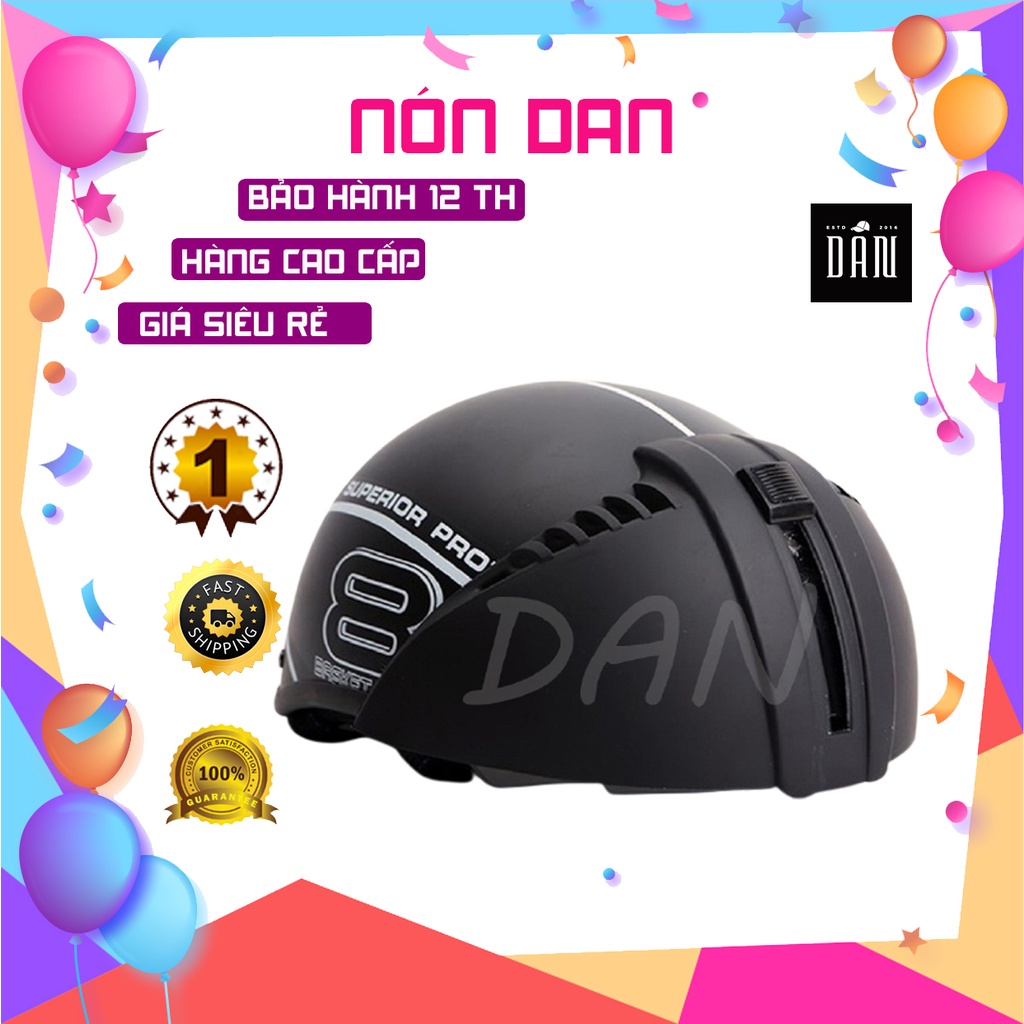 NÓN BẢO HIỂM NỬA ĐẦU DẤU KÍNH