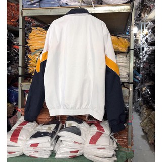 Áo Dù line VÀNG cổ bẻ (unisex)