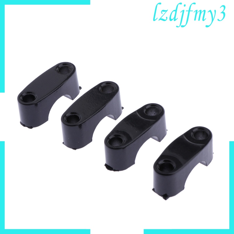 Set 2x1 Cặp Kẹp Nâng Tay Lái Xe Máy 22mm Bằng Hợp Kim Cnc Màu Đen | BigBuy360 - bigbuy360.vn
