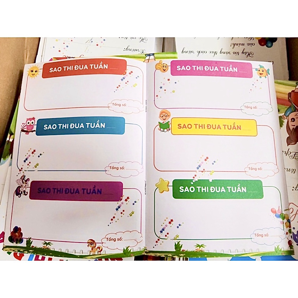 Quyển Sổ Thi Đua Cho Các Bé