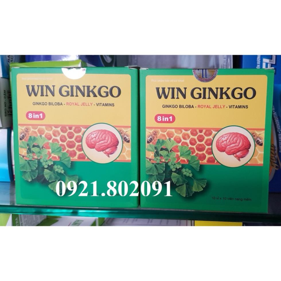 WIN GINKGO 8 in 1 hỗ trợ lưu thông tuần hoàn não