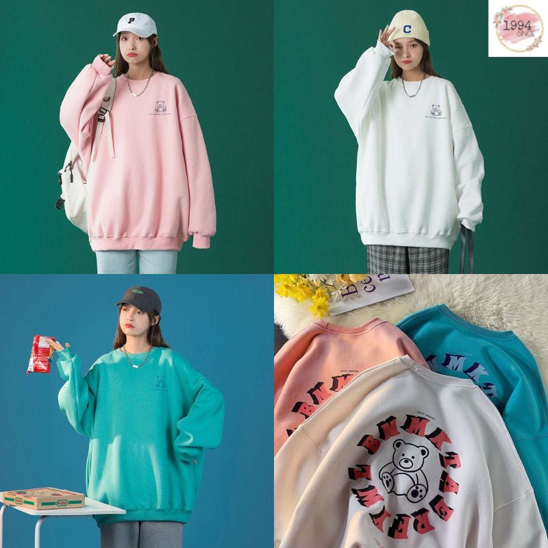 Áo Hoodie nam nữ unisex , Áo khoác nỉ bông thêu form rộng có mũ dày dặn  siêu ấm phong cách hàn quốc ulzzang