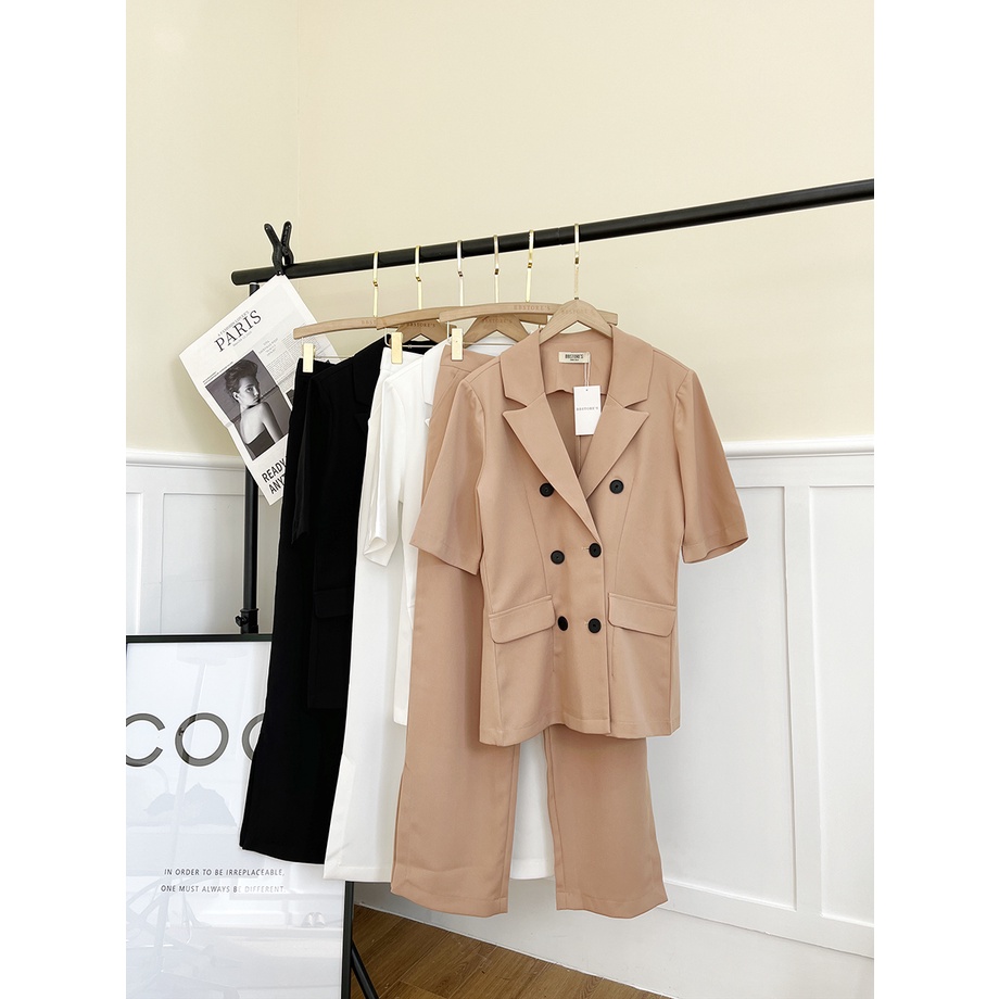 BBSTORE'S Áo Vest Công Sở Thời Trang Nữ Đi Làm Thanh Lịch -A1206