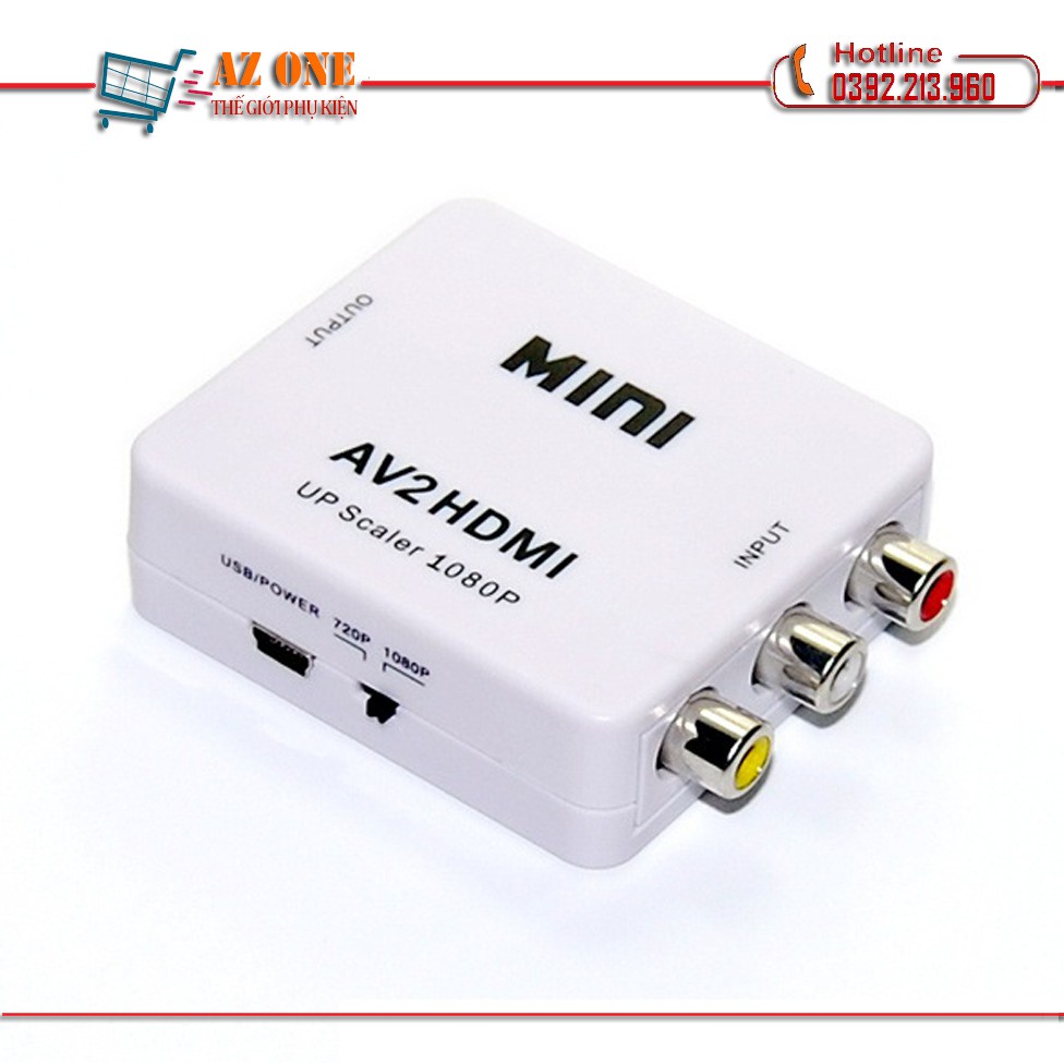 Bộ chuyển đổi tín hiệu từ AV sang HDMI Mini - AV to HDMI Mini