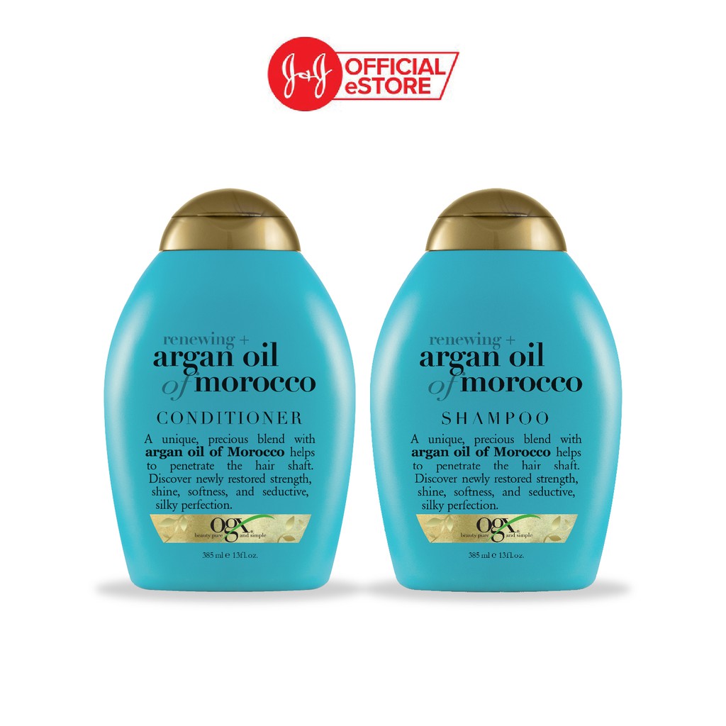 Bộ 2 Dầu gội đầu và dầu xả OGX Renewing Argan oil of Morocco 385ml 101035669