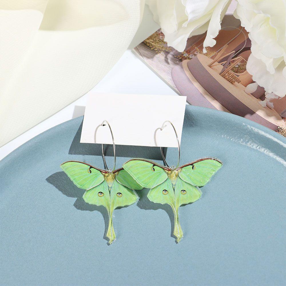 Bsuns Tuyên Bố Màu Xanh Lá Cây Hình Bướm Vui Nhộn Thời Trang Mới Không Thường Xuyên Cho Nữ