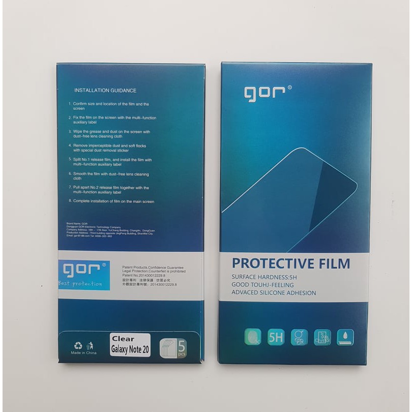 Bộ 2 Miếng Dán Màn Hình Gor dành cho S23 Ultra, S22 Ultra, S21 ultra /Note8/Note9/Note 10/ S20/ Note 20 Ultra