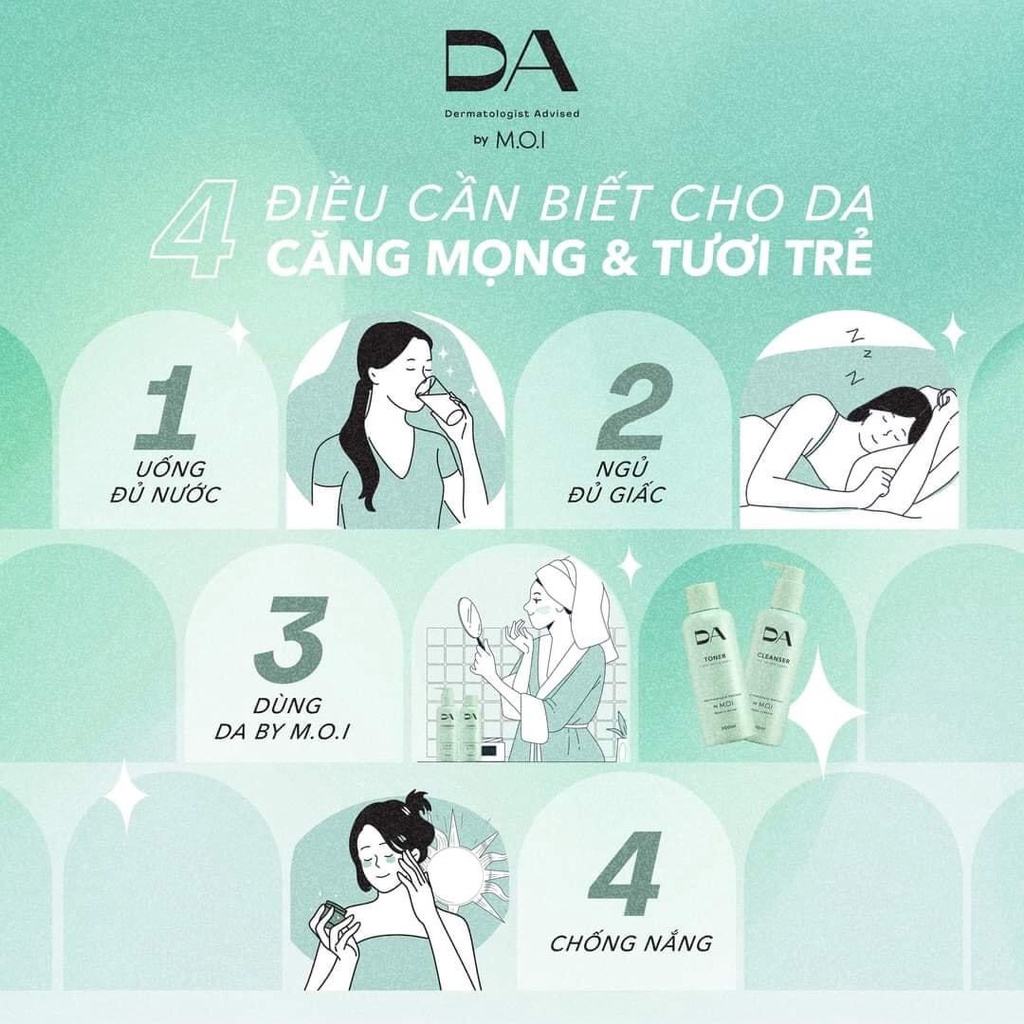 Nước Thần Toner D.A by M.O.I