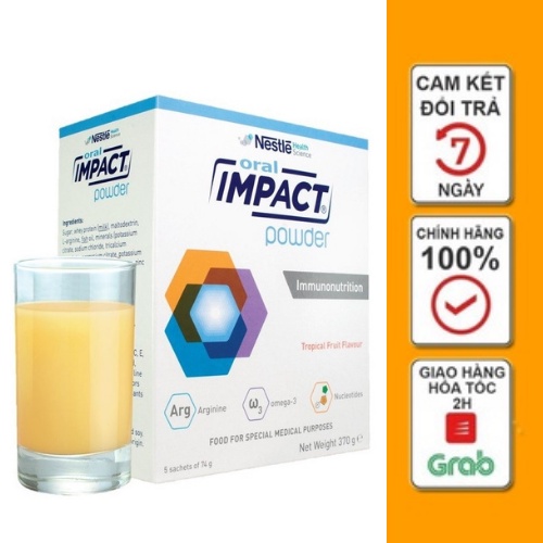 Sữa Oral Impact Powder dinh dưỡng cho người ung thư hộp 370gr