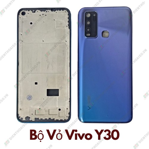 Bộ vỏ vivo y30 xanh, tím, trắng