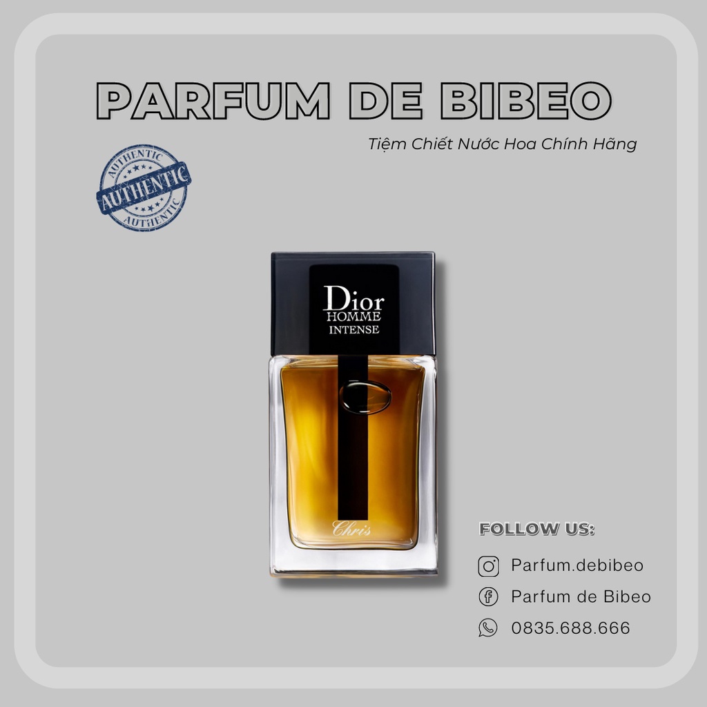 Parfum de Bibeo-Nước hoa thử Dr Homme Intense