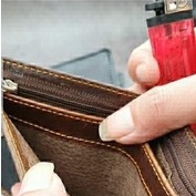 Ví Da Bò Già Nappa Nhập-Logo Hợp Kim Đồng Đúc Cefiro 1997 Thiết Kế Tỉ Mỉ Cao Cấp BH 24 Tháng