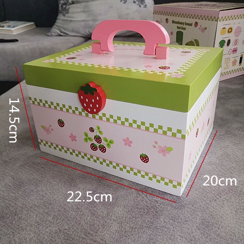 Bộ đồ chơi tiệc trà, bánh bằng gỗ Mother Garden 🍓🍃