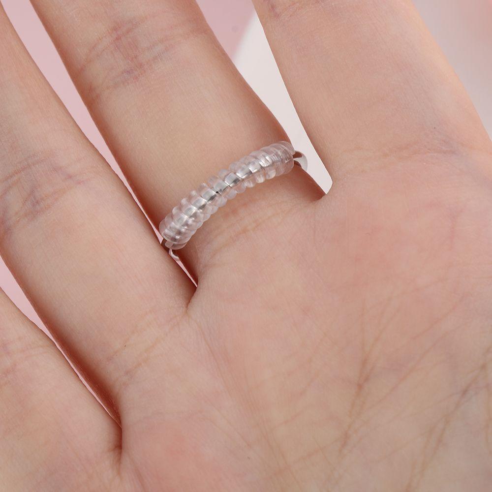 EUCA Set 1 / 5 / 10 / 12 Dụng Cụ Điều Chỉnh Kích Cỡ Nhẫn Trong Suốt