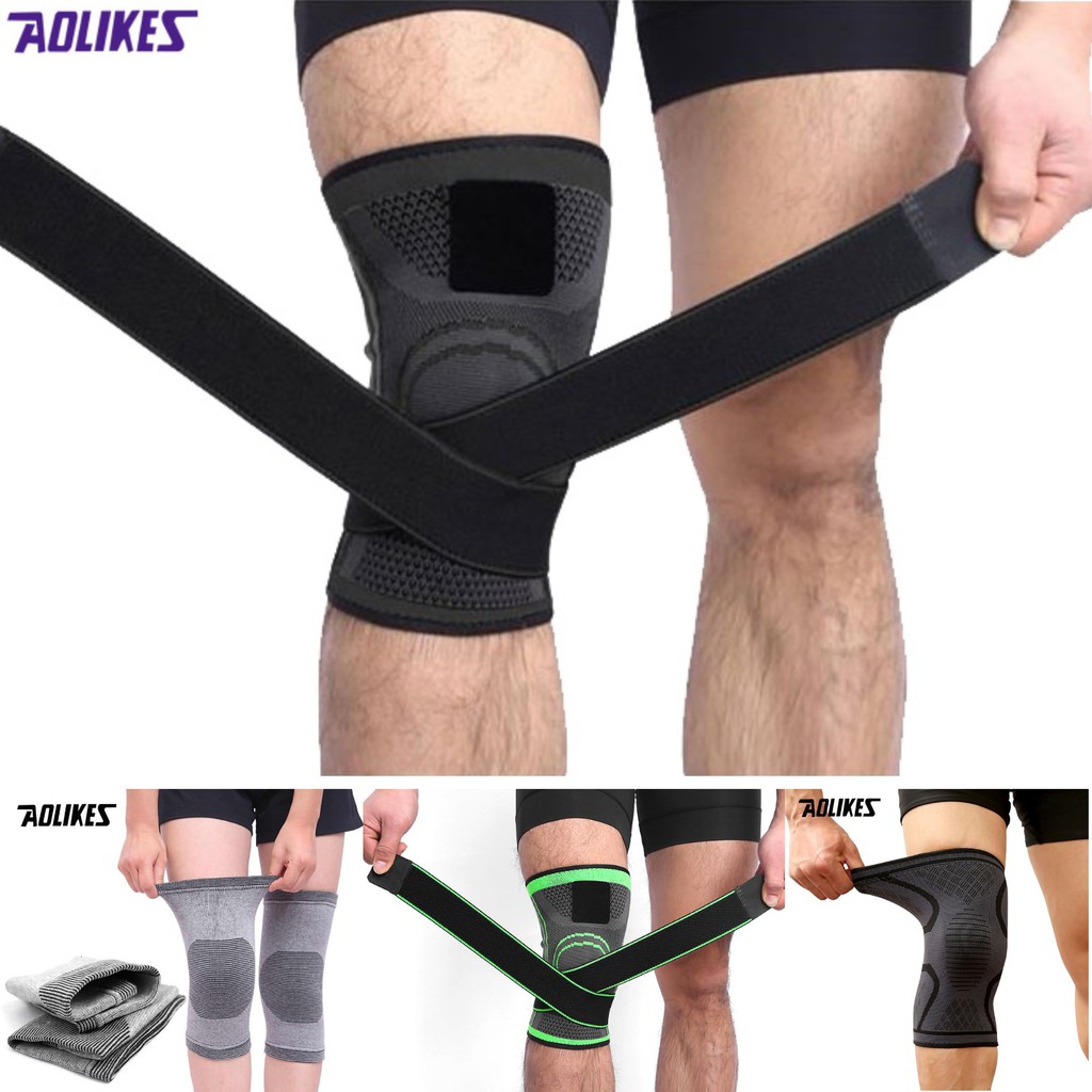 Bán sỉ - Đai bó gối thể thao - Đai bó gối tập gym AOLIKES  AL 7720 - 7718 - 666 (1 cái/ đôi) chuyên gym chính hãng