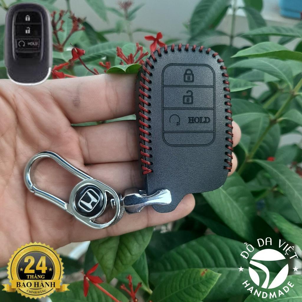 Bao da chìa khoá Honda HRV 2022 2023, HR-V all new L, RS da bò thật bảo hành 2 năm