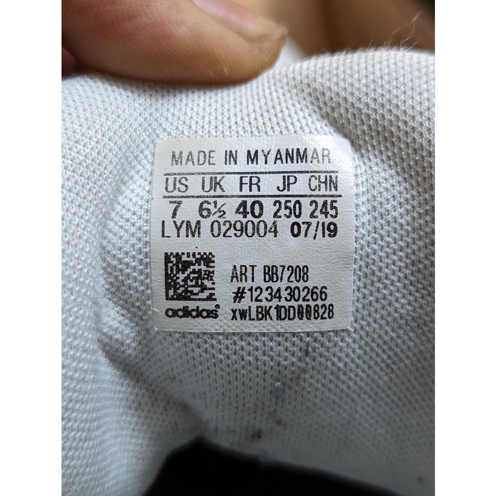 Giày 2hand adidas Hoops 2.0 Mid White Black - BB7208 - Giày Cũ Sài Gòn