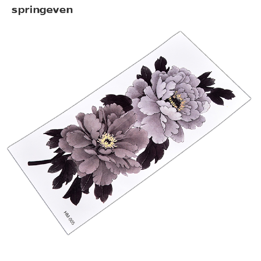 Hình Xăm Dán Tạm Thời Hình Hoa Mẫu Đơn Trung Quốc Chống Nước