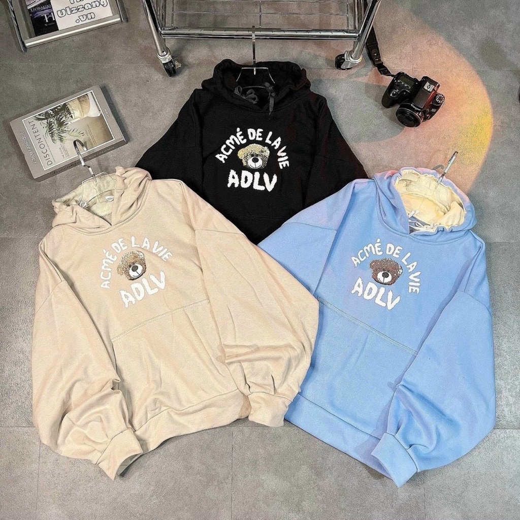 Áo Hoodie Nỉ Bông Tay Dài Unisex nón 2 lớp form rộng ulzzang dễ thương hợp thời trang HTT06