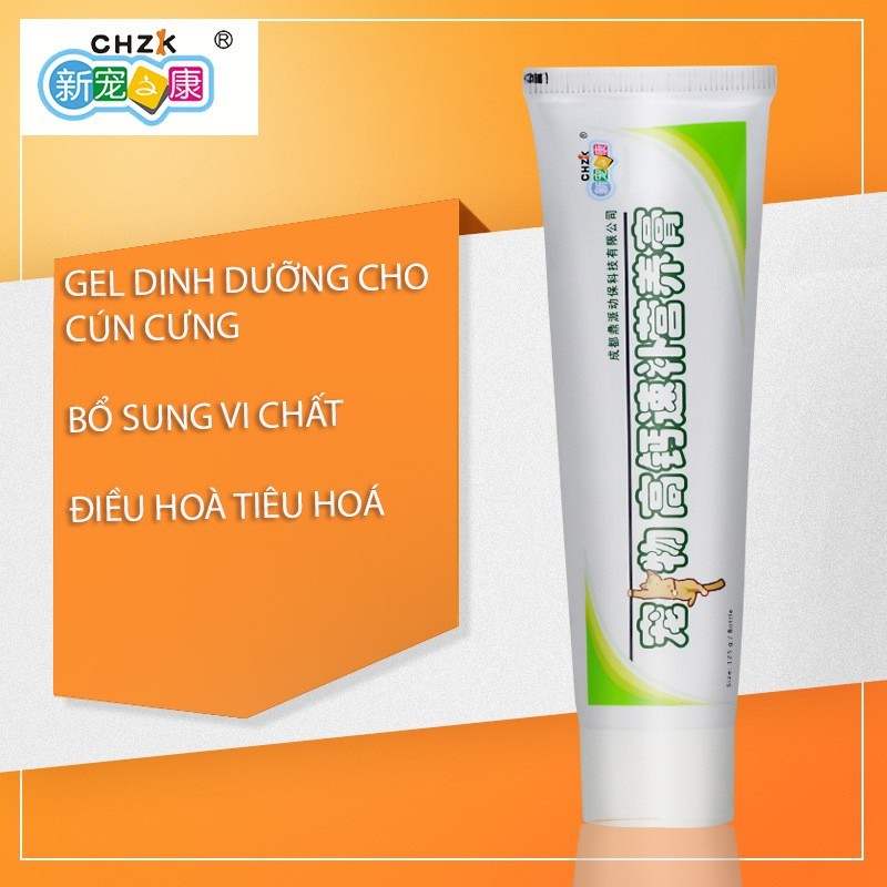 Gel dinh dưỡng cho chó Cung Cấp vitamin, axit amin bổ sung canxi,tăng cường sức khỏe -125g- CSP63